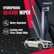 Kamatto Wiper BMW X6 G06 (2020-Present) Hydrophobic Silicone Windshield Wiper Water Repelling Coatin