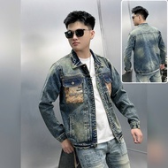 [DENIM GUANG ZHOU] Premium Denim WashJacket, Unique Embroidery, Thick Fabric AK-059