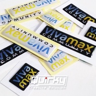 VIVAMAX Flexible Sticker Emblem Water Proof