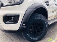 คิ้วล้อ/ซุ้มล้อ/โป่งล้อ 5.5นิ้ว Ford Ranger 2018 2019 2020 แบบเรียบ ดำด้าน (แคป/4ประตู) (เว้าเซ็นเซอ