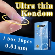 10pcs Thickness 0.01mm condom with lubricant original ultra thin condom for man adult sex toy condom