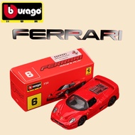 Bburago Ferrari F50 Red No.6 1:64 Diecast Alloy Car for Boys Car Model