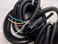 Selang Fleksible selongsong kabel pelindung kabel bungkus kabel conduit fleksible Pvc Selang Spiral 