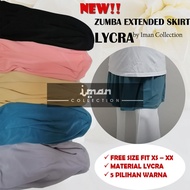 🔥24 HOURS FAST SHIPPING🔥 Extended Skirt / Extension skirt Muslimah / Mini Skirt Zumba Skirt LYCRA St