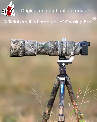 CHASING BIRDS camouflage lens coat for CANON RF 200 800 mm F 6.3-9 IS USM elastic waterproof and rai