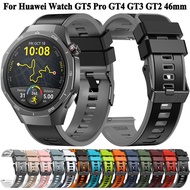 For Huawei Watch GT 5 GT5 Pro 46mm Strap Silicone Watchband Bracelet GT3 GT2 Pro GT4 Ultimate Runner