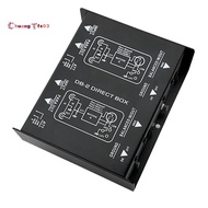 Passive Possive DI Box DB2 2 Channel Professional Guitar  Active Audio Converter DIRECT Box