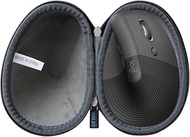 Anleo Hard Travel Case for Logitech MX Vertical Wireless Mouse (Black)