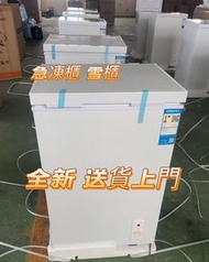 全新 細雪櫃 Refrigerator 冰箱Freezer 臥式急凍冰櫃 凍肉 冷藏保鮮 一級能效 節能省電 出租房 小戶型  送貨上門