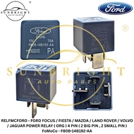 FORD FOCUS / FIESTA / MAZDA / LAND ROVER / VOLVO / JAGUAR POWER RELAY ( ORG ) 4 PIN ( 2 BIG PIN , 2 
