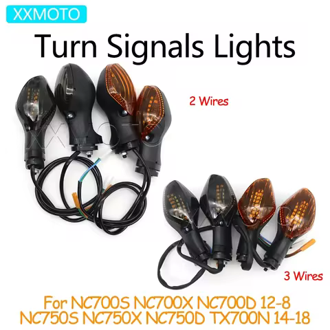 Motorcycle Turn Signals Lights For HONDA NC700S NC700X NC700D 12-18 NC750S NC750X NC750D CTX700N 14-