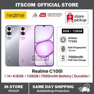 realme C100i Smartphone 4GB + 128GB ROM 7000mAh Titan Battery IP64 Dust&Water Resistance