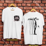 Han Solo Star Wars 2-sided T-shirt is beautiful, cool, dynamic fashion H19SW079