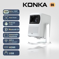 Konka/康佳 4K HD portable rotating projector C6 auto focus wireless smartphone same screen use home th