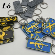 Plastic FPS Counter-Strike CS2 CSGO Game Rank Keychain
