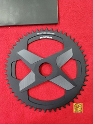 ROTOR CHAINRING DIRECT MOUNT DM ROUND RING 52T  54T – BLACK
