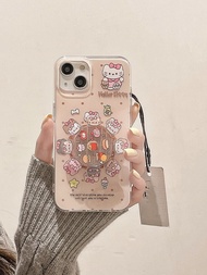 Creative Rotating KT Stand Silicone นุ่ม เปลือกหอย ฝาครอบแบบเต็มสำหรับ Vivo X100/X50/X80/X30/X70/X90