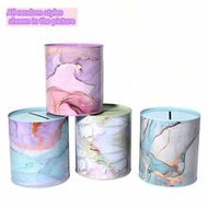 1 Personalized Marble Piggy Bank, Extra Large Capacity, Exquisite Pattern, Clear Texture, Smooth Fee