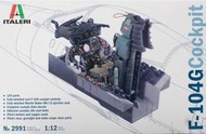 [威逸模型] ITALERI 1/12 F-104G COCKPIT 2991