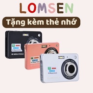 Digital mini camera v2 LOMSEN - 48MP recording + shooting Compact ultra-thin camera (Free Memory Car