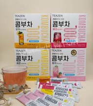 現貨 韓國 Teazen 康普茶 無糖 發酵茶 乳酸菌 水蜜桃 檸檬 莓果 香水檸檬 柚子 30入 盒裝
