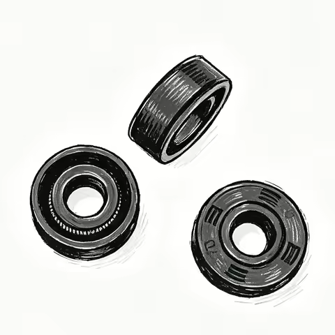 TC NBR Shaft Oil Sealing Ring 6X15X7 6X16X5 6X16X7 6x16x8 6X17X7 6X18X6 6X18X7 6X19X7 6X22X5 6X22X7 