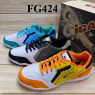 GIGA FG 424 รองเท้าฟุตซอล กีก้า Size 33-44 สีเขียว/ดำ/ส้ม