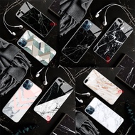 for OPPO A3s A5 A5s A7 AX5s AX7 F5 A73 F7 F9 Pro Tempered glass case L102 Painted luxury marble