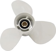 11 3/8x12-G Boat Moto Aluminum Propeller - for Yamaha Outboard Engines 25HP 30HP 40HP 45HP 50HP 55HP