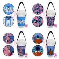 Boba Glass Cup Bag Holder lilo and stitch