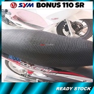 cm+Motor SYM E-Bonus 110 / SR Size L Seat Cover Net Sarung Kusyen Jaring Motosikal