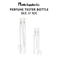 Empty Perfume Tester Glass Bottle | Botol Kosong Tester / Botol Perfume Minyak Wangi Tester 1cc/ 2cc