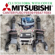 FUSO CANTER MITSUBISHI FE511 FE639 FE647 FE83 FE71 CLUTCH FORK WITH COVER USED ORIGINAL PARTS
