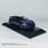 MINICHAMPS 1: 18 PORSCHE PORSCHE 911 (992) TURBO S CABRIOLET-2020 Metal Blue Car Model155069081