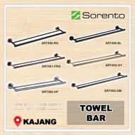 Sorento Stainless Steel Double Towel Bar 75cm / Towel Rack / Towel Rails (Rose Gold/ Silver/ Black /