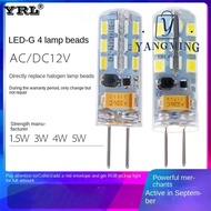 YANGYANG G4 LED Light, 12V Warm Cold White Crystal light bulb,  1.5W 3W 4W 5W Lighting Replacement D