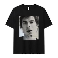 Damon Salvatore Ian Somerhalder TV Show T-shirt for Women Summer Tops Tshirts O-neck Women Clothing 