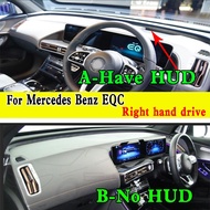 For Benz EQC 400 350  N293 Dashmat Anti-Slip Dash Mat Dashboard Cover Instrument Panel Pad