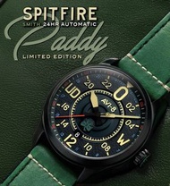 ⚜️全新 行貨 有門市⚜️ AVI-8 SPITFIRE Smith 24 Hour Automatic Paddy Limited Edition Paddy Green AV-4154-01 三葉