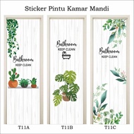 Bathroom door stickers, refrigerator toilet stickers code 430