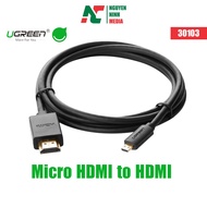 Micro HDMI To HDMI Cable Ugreen 30103 2m long and Ugreen 30102 1.5M - Genuine Product