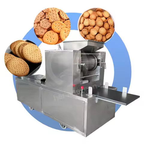 Automatic Walnut Cookie Press Machine Small Machine Fabrication Biscuit Salty Biscuit Machine Maker