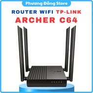TP-LINK ARCHER C64 WIFI ROUTER - Speed Up to 400Mbps, Dual Band Support, Access up to 30 users, Wide