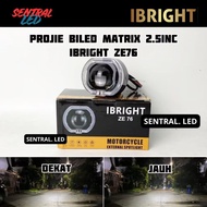 IBRIGHT Projector Lamp Biled Matrix 2.5inc ZE76 Blue Lens