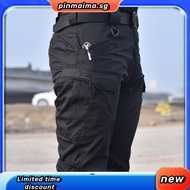 ZITY IX7-IX9 Men's Cargo Pants 𝗠𝘂𝗹𝘁𝗶 𝗣𝗼𝗰𝗸𝗲𝘁 Waterproof Tactical Pants Plus Size