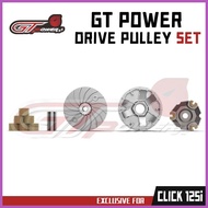 ◵ ◶ ∇ GT POWER PULLEY SET CLICK125I / CLICK150I（ PULLEY & DRIVE FACE & BACK PLATE & SLIDER & WASHER