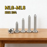 [YMH-G1] Phillips Pan Head Self Tapping Screw /Screw Plastic Wood| SUS 304 Stainless Steel  | Skru B