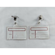 (100pcs) NT302E NAME BADGE with CLIP 6x9cm x 100pcs