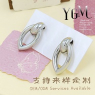 earrings accessories women Exaggerated Earrings Metal High-End Earrings Irregular Circle Geometric E