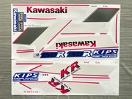 สติ๊กเกอร์ KR-150R ปี 89 ติดรถสีน้ำเงิน